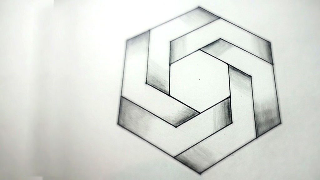 Draw a rough sketch of a regular hexagon. Connecting three of its vertices  draw:An isosceles triangle